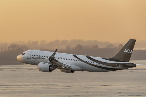 Airbus ACJ319neo In Nice South Of France