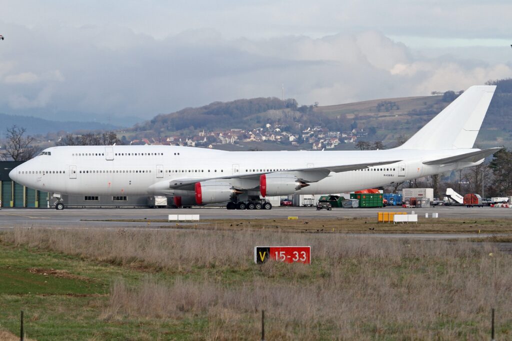 Boeing 747 VIP In Nice South Of France