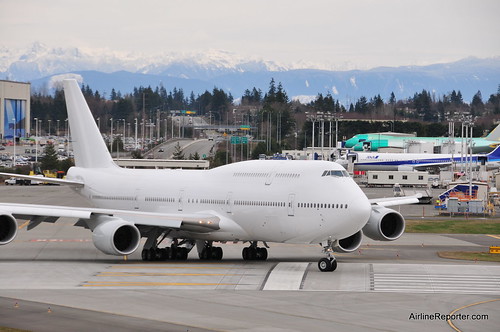 Boeing 747 VIP In Nice South Of France