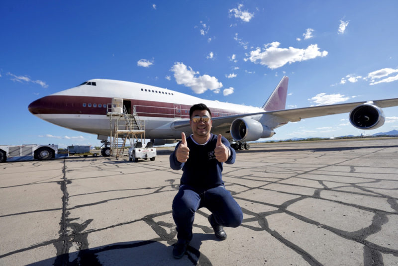 Boeing 747 VIP In Nice South Of France