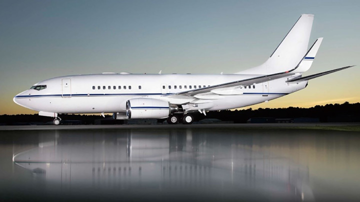 Boeing Business Jet 1 (BBJ1) In Nice South Of France