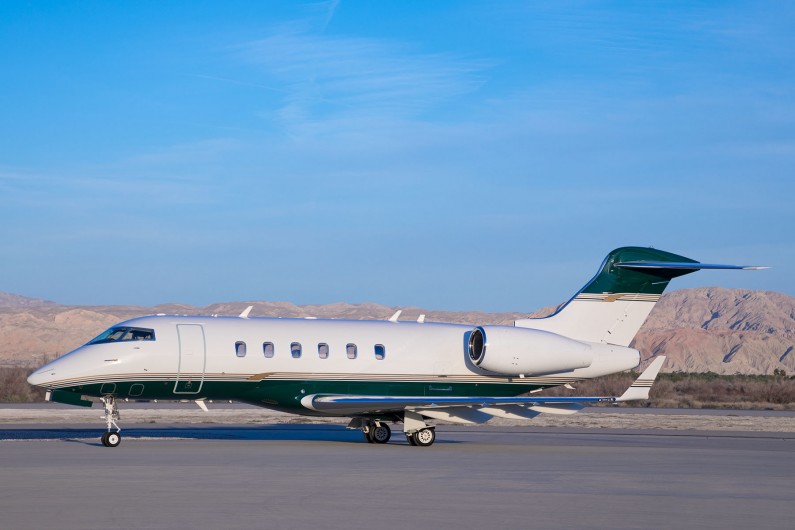 Bombardier Challenger 300 In Nice South Of France