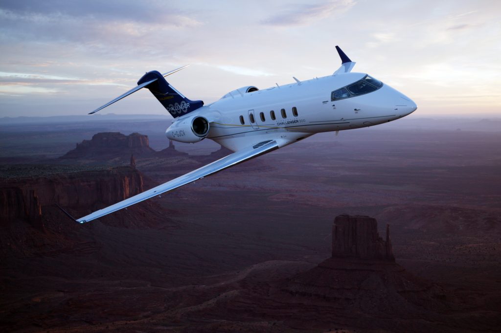 Bombardier Challenger 300 In Nice South Of France