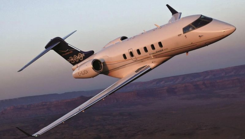 Bombardier Challenger 300 In Nice South Of France