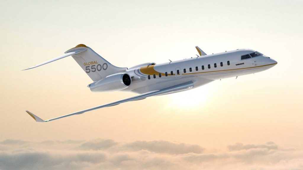 Bombardier Global 5500 In Nice South Of France