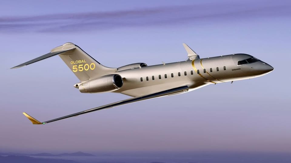 Bombardier Global 5500 In Nice South Of France