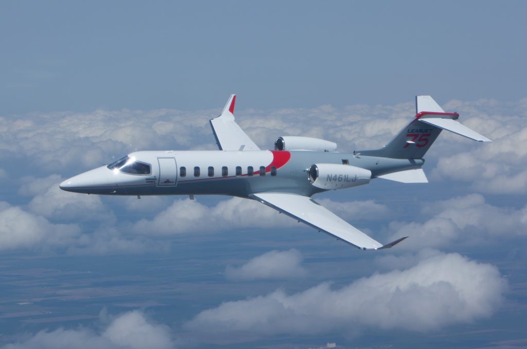 Learjet 75 In Nice South Of France